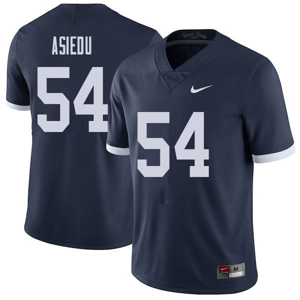 NCAA Nike Men's Penn State Nittany Lions Nana Asiedu #54 College Football Authentic Throwback Navy Stitched Jersey QMD4798IY